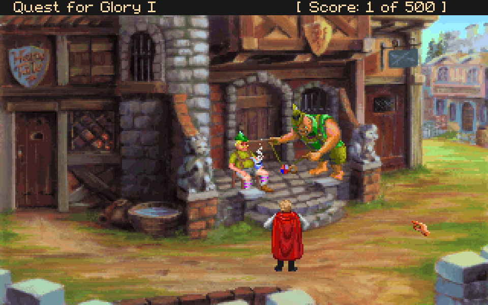 Opening scene of Quest for Glory (VGA version)