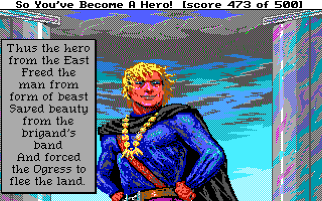 Hero Quest 1 end screen