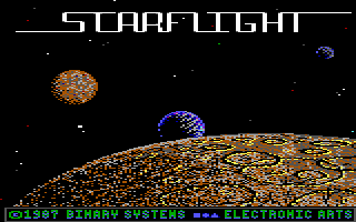 Starflight Title Screen