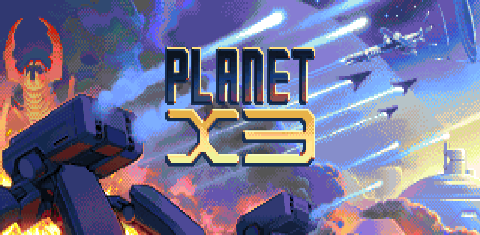 Planet X3 title screen